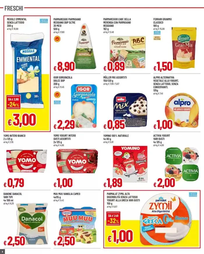 TANTI PRODOTTI DA 0,50 A 3,00€ da 9 gennaio a 22 gennaio di 2025 - Pagina del volantino 8