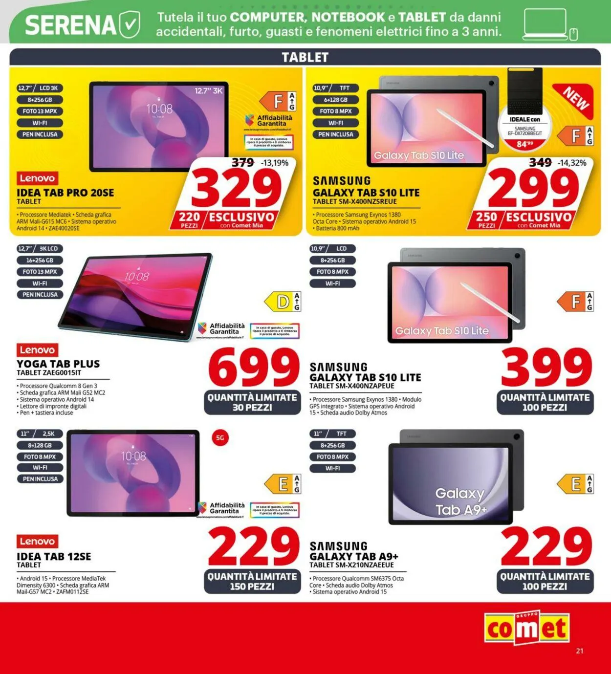 Comet Volantino attuale da 9 ottobre a 22 ottobre di 2025 - Pagina del volantino 21