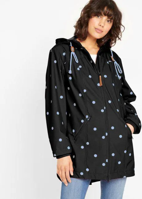 Giacca in softshell con maniche extra larghe