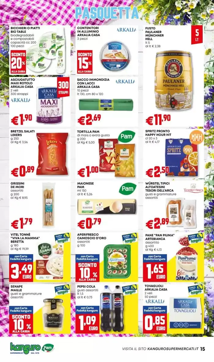 Piu a meno solo da noi da 3 aprile a 21 aprile di 2025 - Pagina del volantino 15