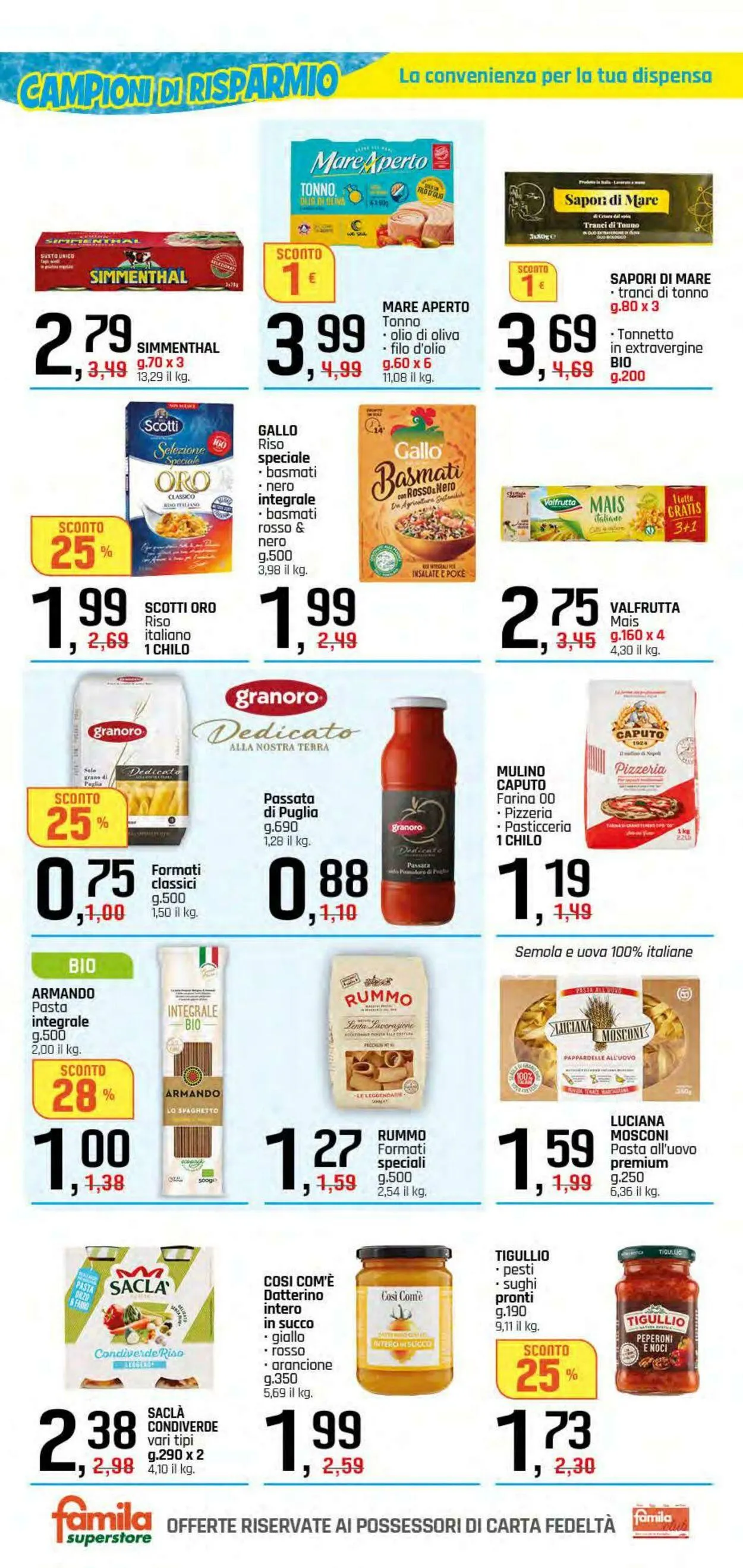Famila Volantino attuale da 24 luglio a 2 agosto di 2025 - Pagina del volantino 15