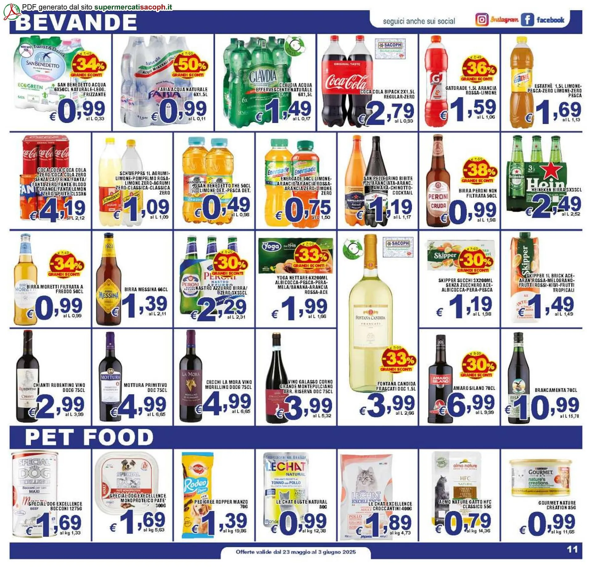 Volantino Sacoph da 23 maggio a 3 giugno di 2025 - Pagina del volantino 11