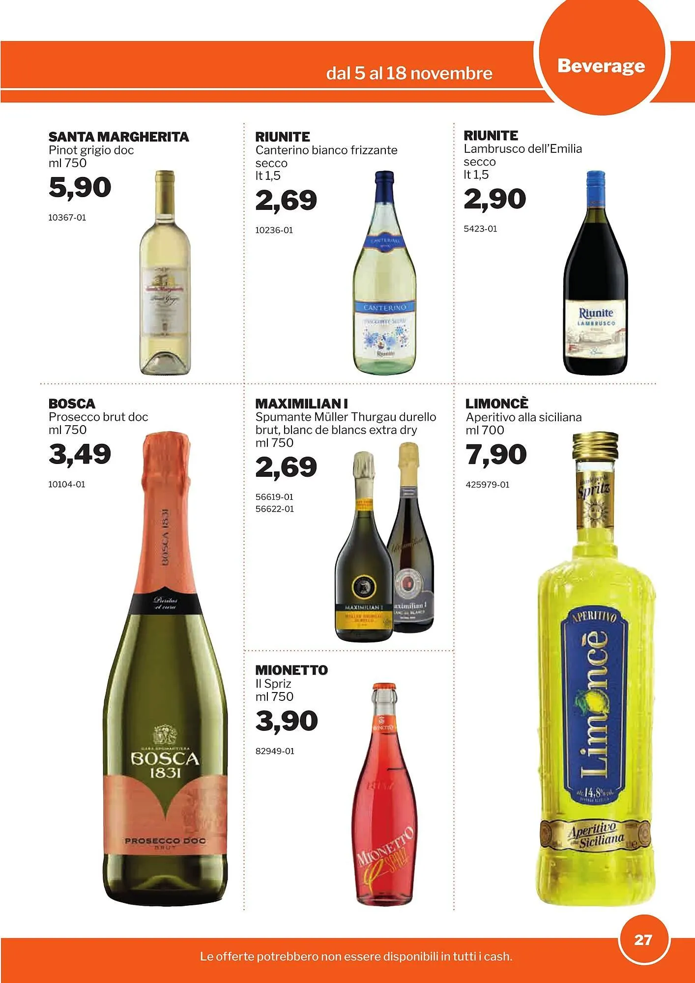 Volantino GrosMarket da 5 novembre a 18 novembre di 2025 - Pagina del volantino 27