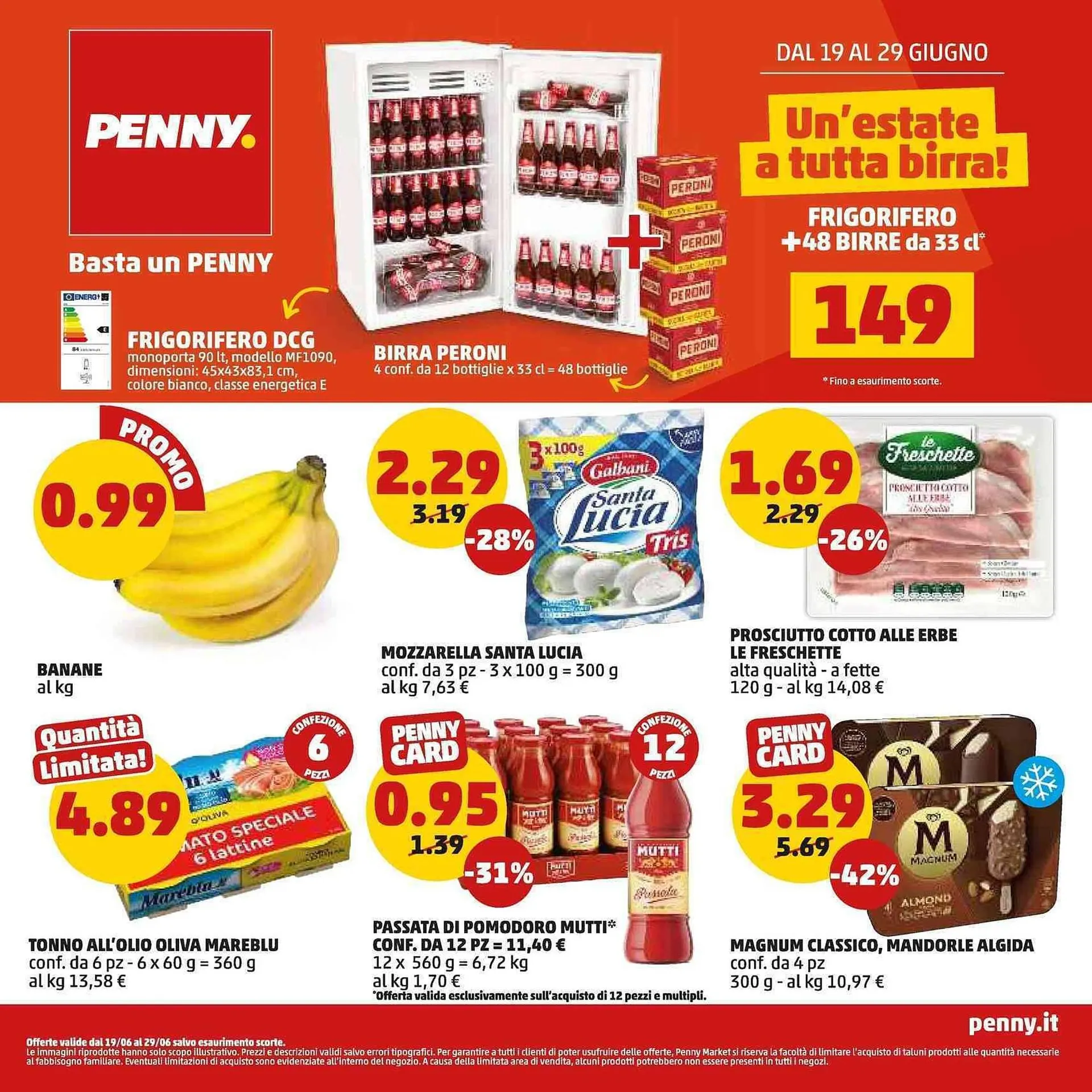 Volantino PENNY da 19 giugno a 29 giugno di 2025 - Pagina del volantino 1