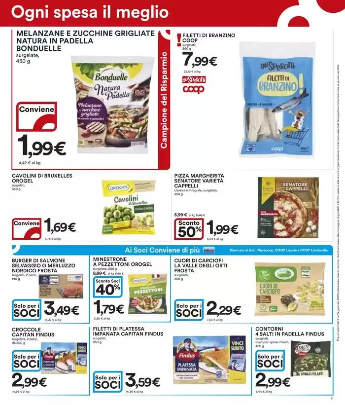 Prendi 2 Paghi 1 da 7 gennaio a 15 gennaio di 2025 - Pagina del volantino 11