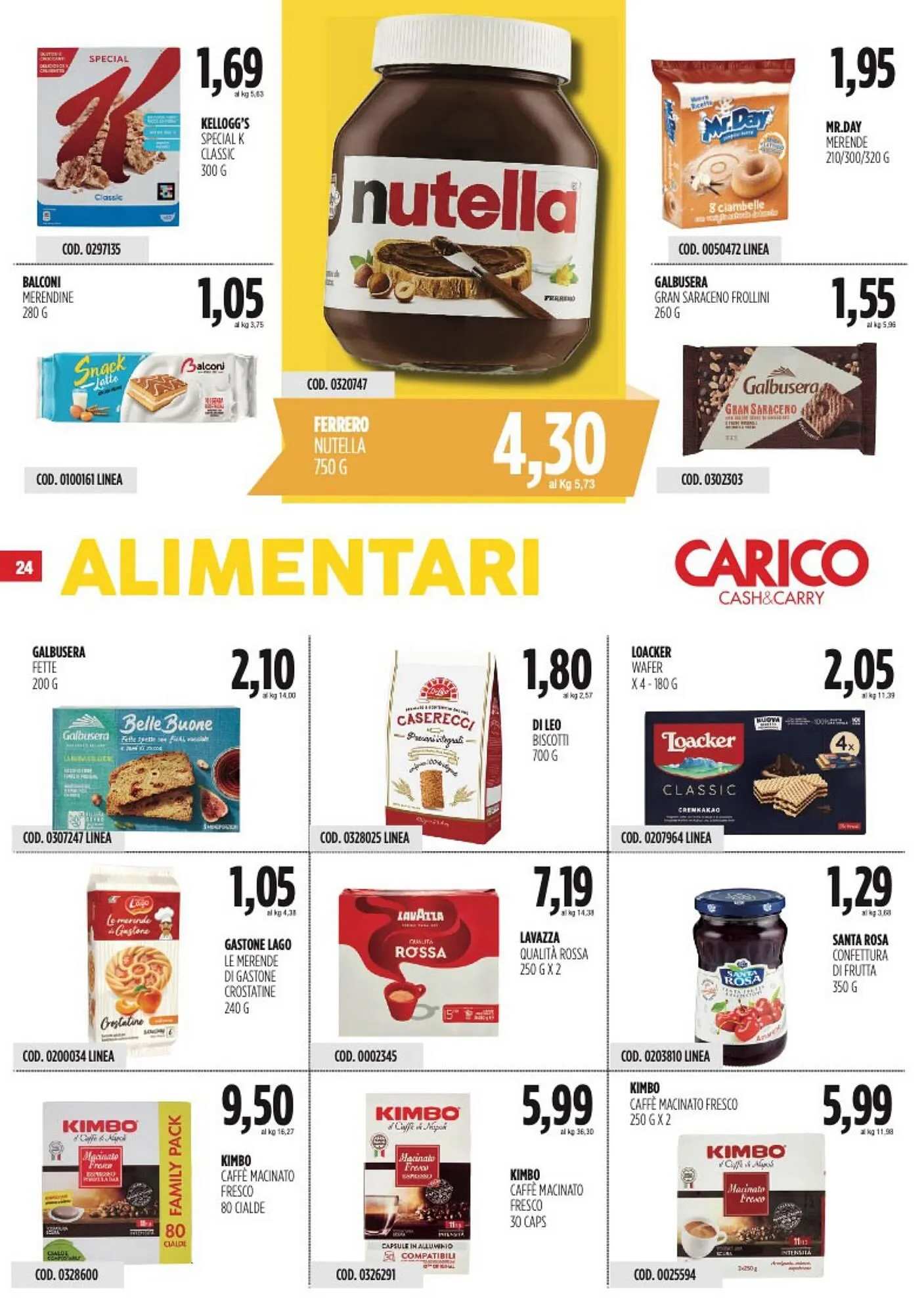 Volantino Carico Cash & Carry da 5 giugno a 18 giugno di 2025 - Pagina del volantino 24