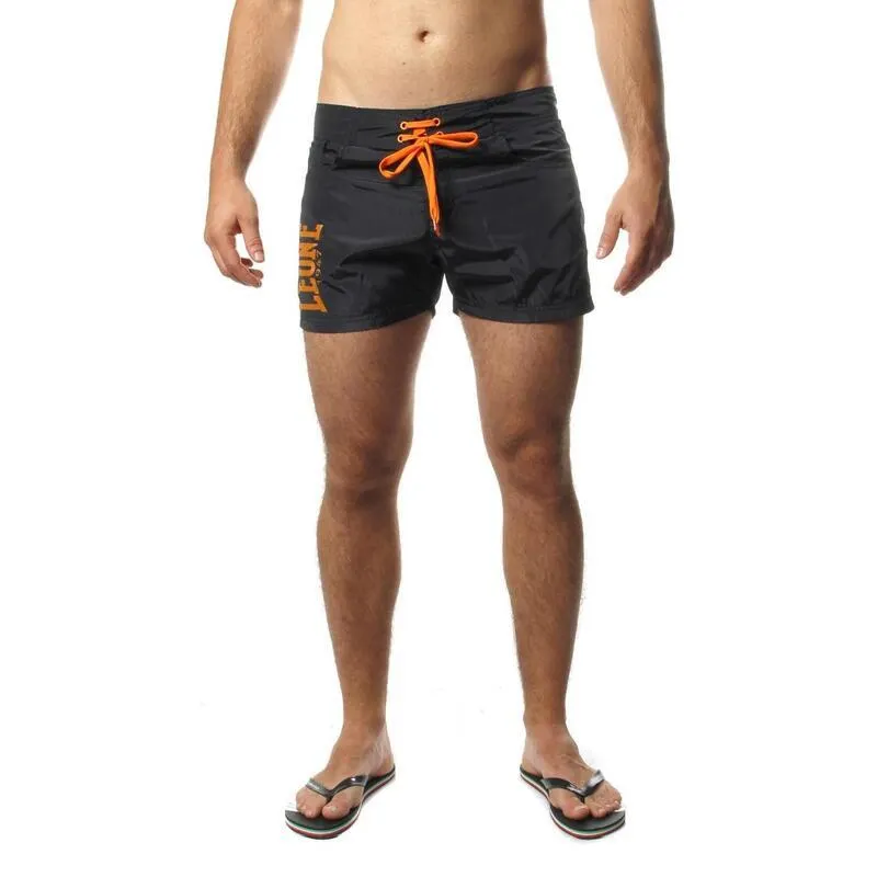 Costume mare da uomo logo grande Leone 1947 Apparel