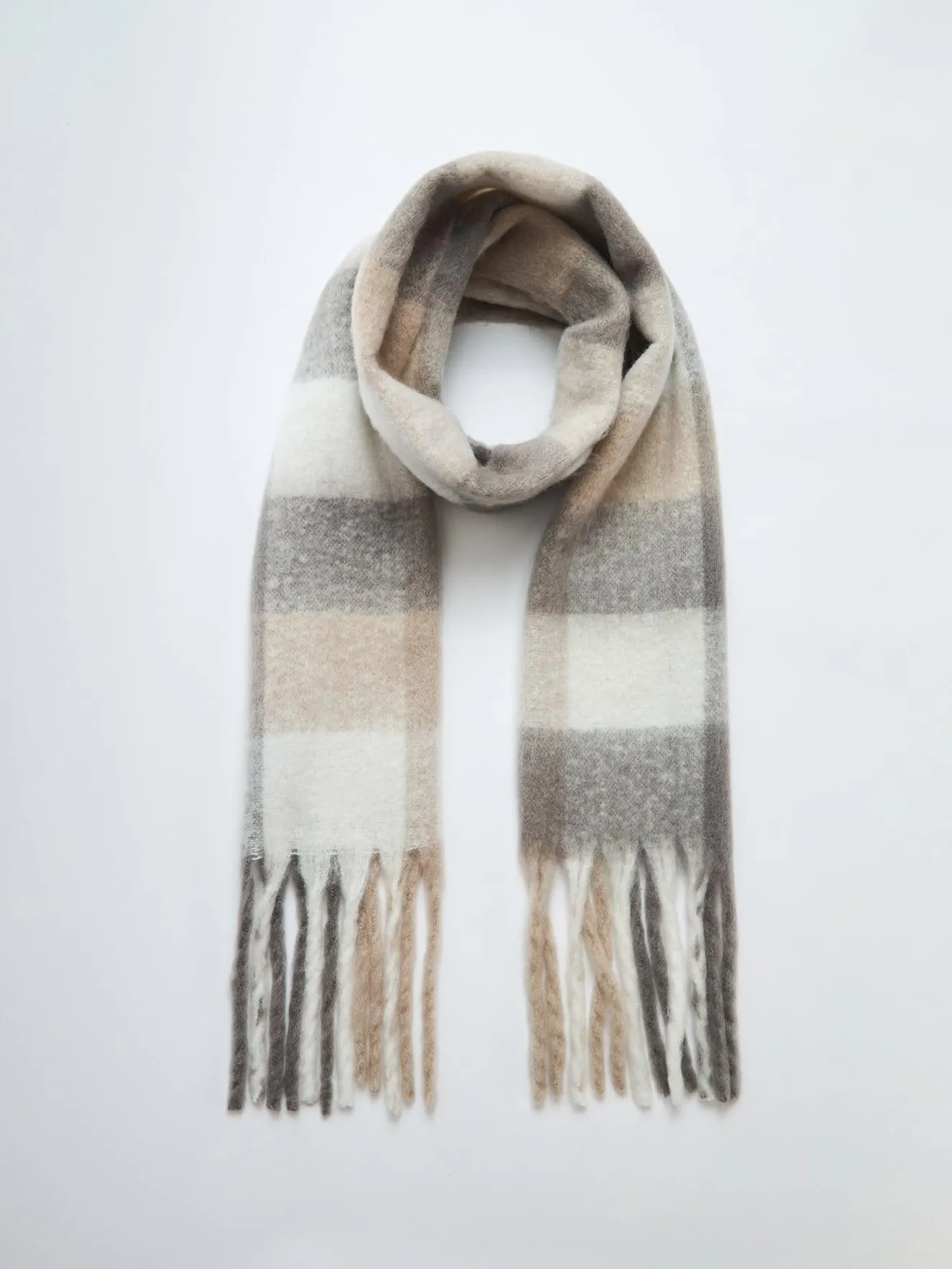 Sciarpa fantasia Var grigio