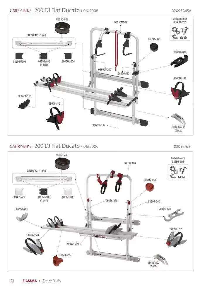 Spare parts catalogo 2025 da 14 gennaio a 31 dicembre di 2025 - Pagina del volantino 122