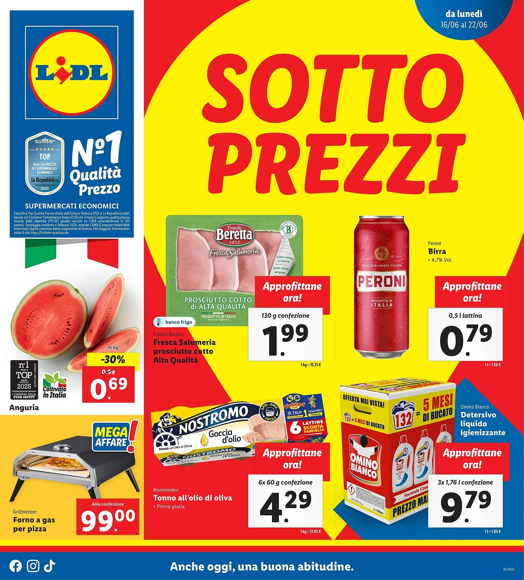 Volantino Lidl da 16 giugno a 22 giugno di 2025 - Pagina del volantino 1