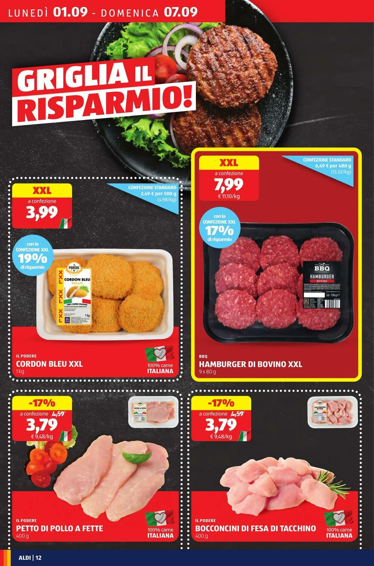 Aldi Volantino attuale da 1 settembre a 7 settembre di 2025 - Pagina del volantino 12