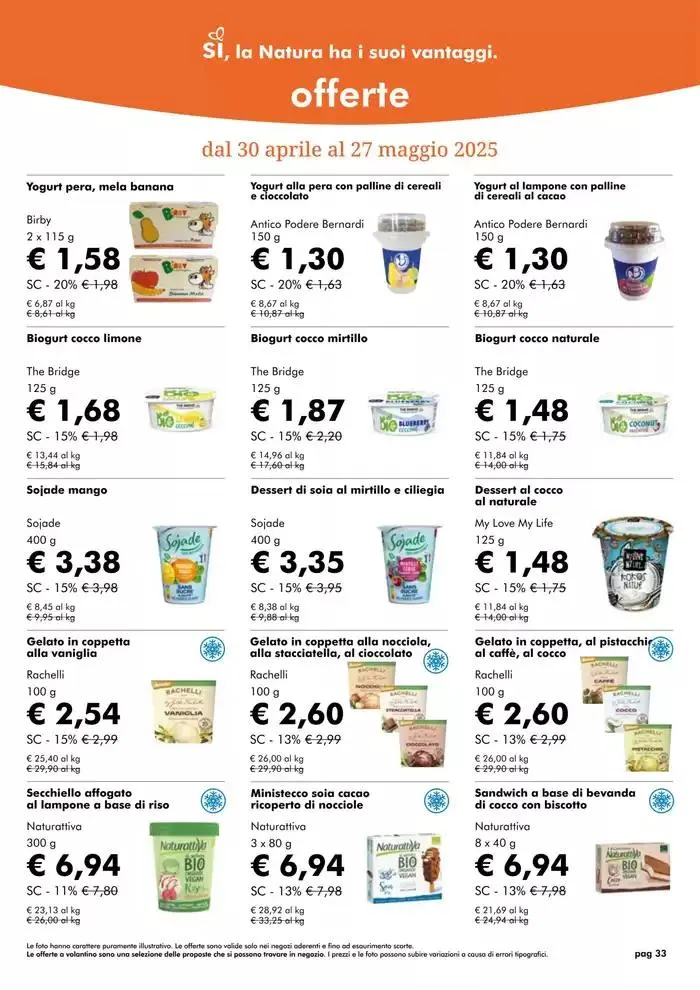 Una dispensa essenziale per l'arrivo dell'estate da 1 maggio a 31 maggio di 2025 - Pagina del volantino 33