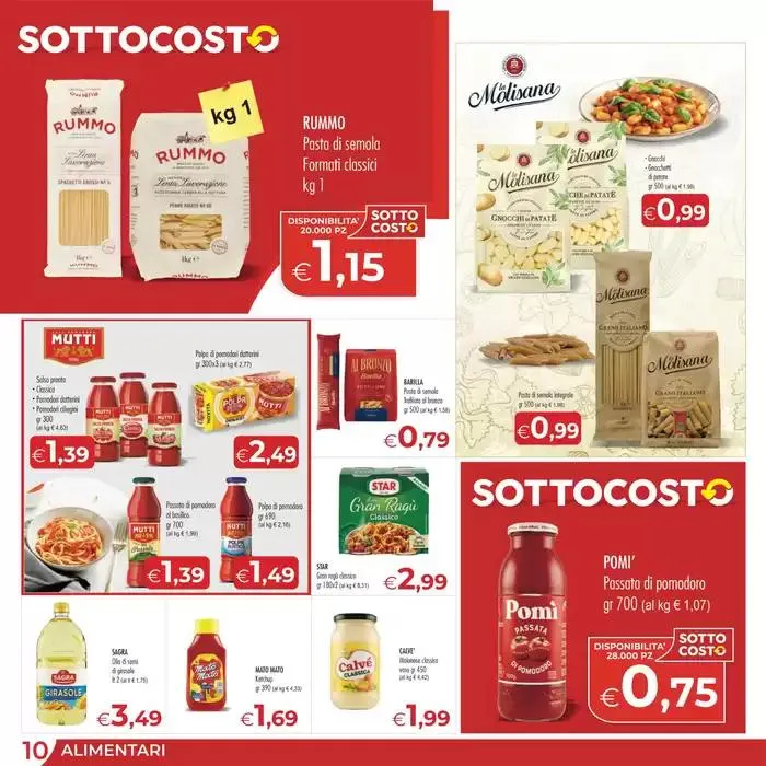 Sottocosto da 19 marzo a 1 aprile di 2025 - Pagina del volantino 10