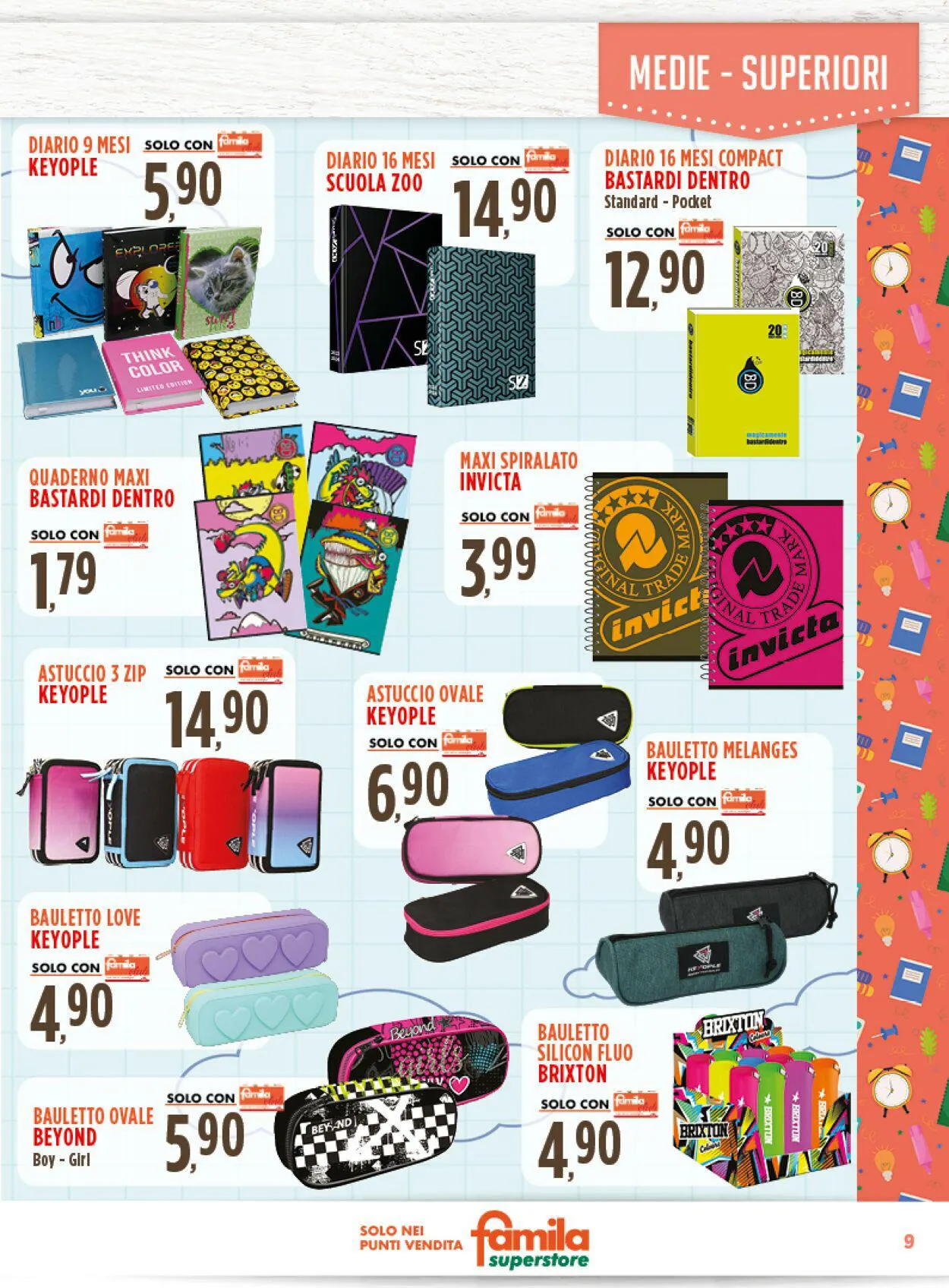 Famila Volantino attuale da 10 agosto a 30 settembre di 2023 - Pagina del volantino 9