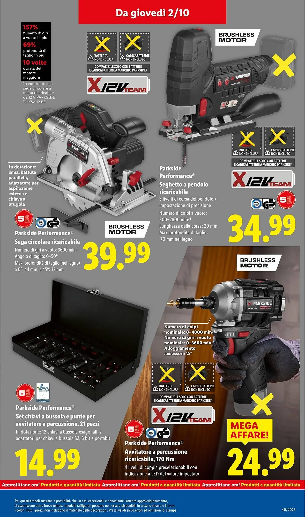 Volantino Lidl da 29 settembre a 5 ottobre di 2025 - Pagina del volantino 45