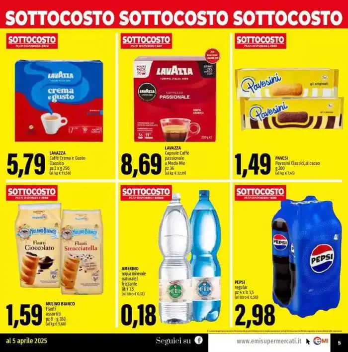 Sottocosto da 28 marzo a 5 aprile di 2025 - Pagina del volantino 5