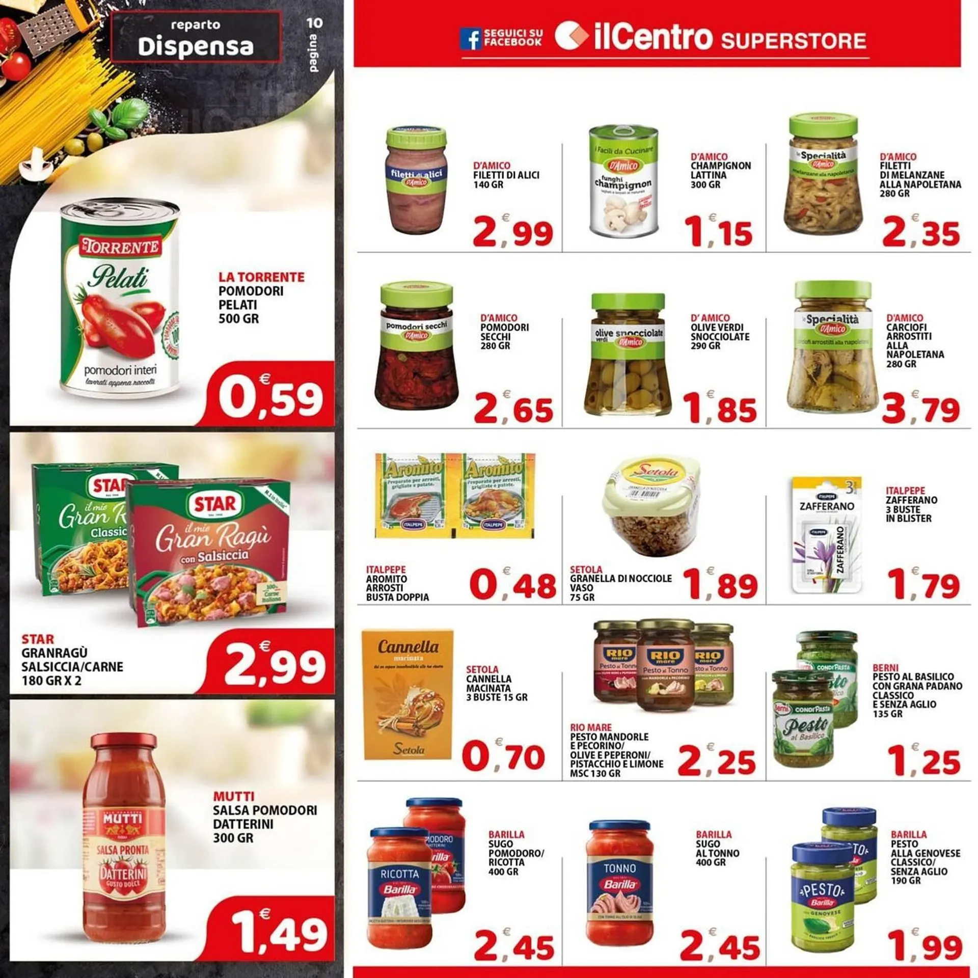 Volantino Il Centro Superstore da 30 giugno a 8 luglio di 2025 - Pagina del volantino 10