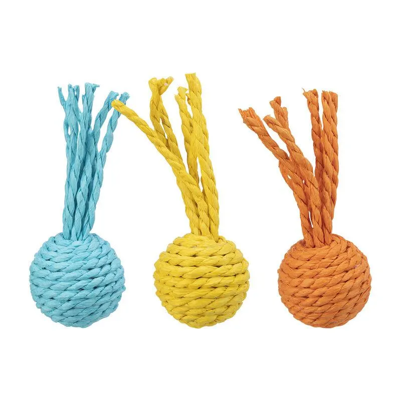 Trixie Set di palline con sonaglio per Gatti 4x11 cm