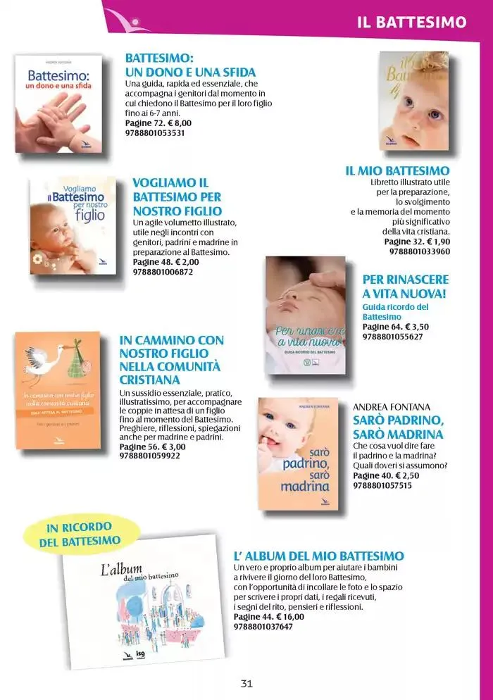  Catechismi & susssidi da 13 gennaio a 31 dicembre di 2025 - Pagina del volantino 31