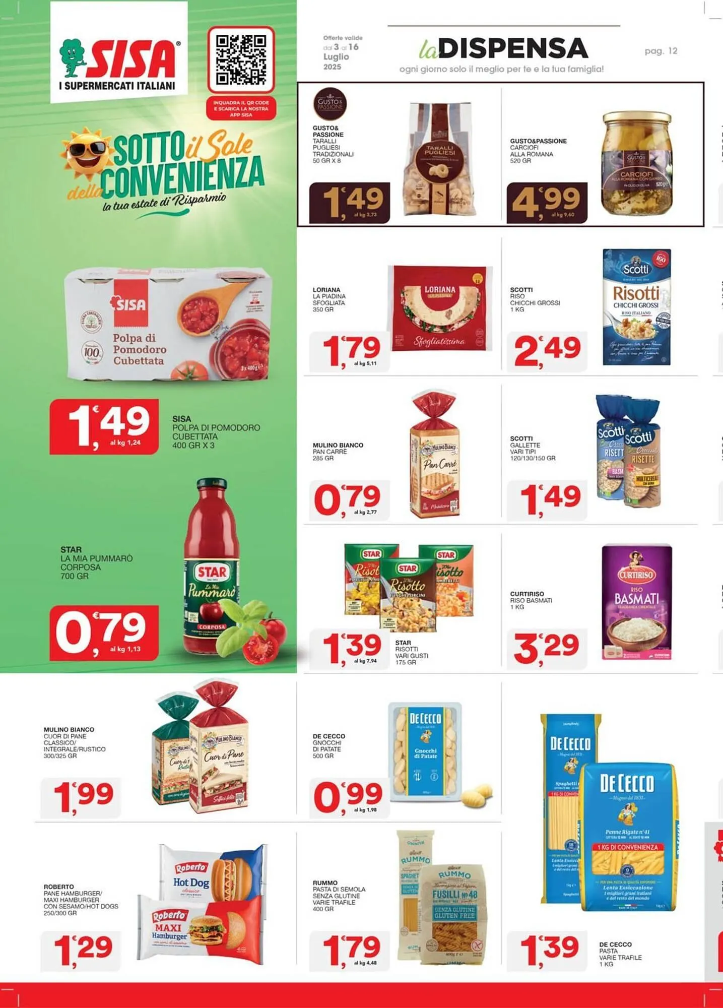 Volantino Sisa da 3 luglio a 16 luglio di 2025 - Pagina del volantino 12