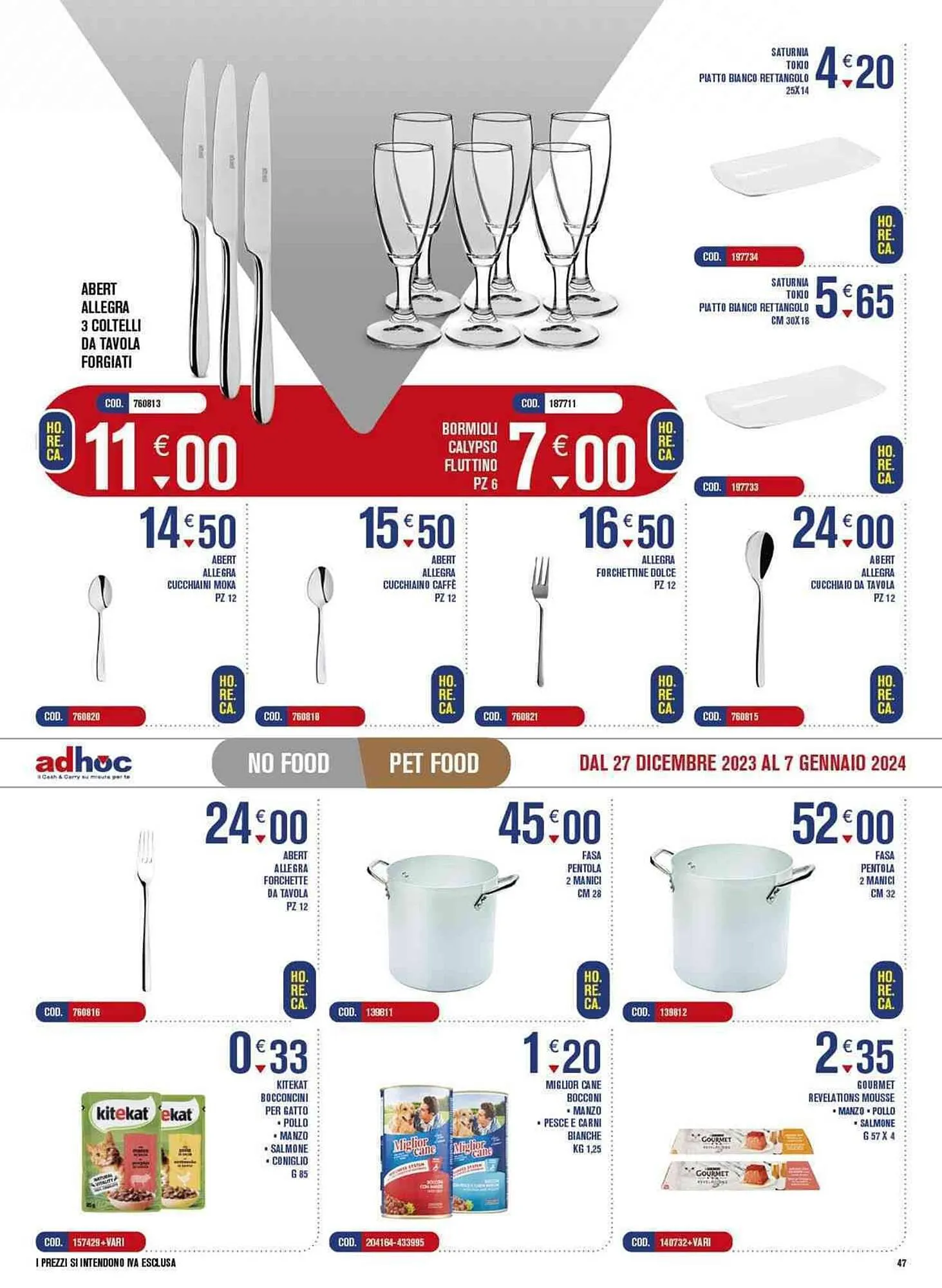 Volantino Adhoc da 27 dicembre a 7 gennaio di 2024 - Pagina del volantino 47