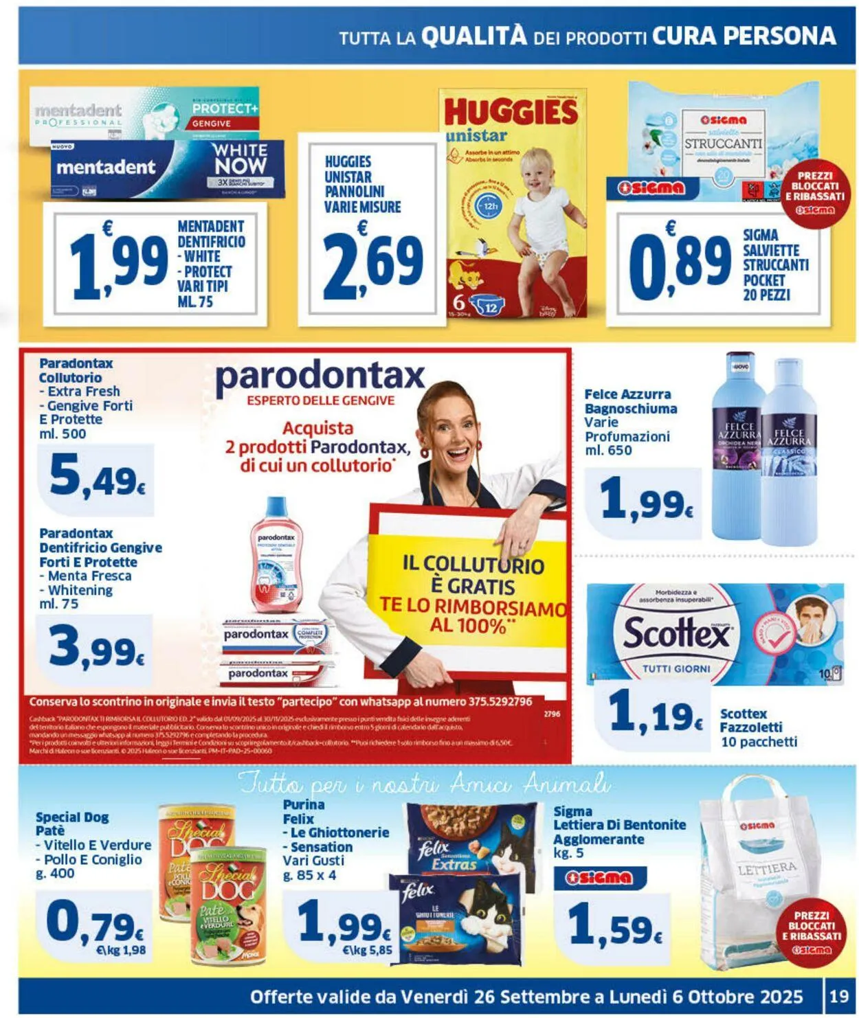 Sigma - Roma Volantino attuale da 26 settembre a 6 ottobre di 2025 - Pagina del volantino 19