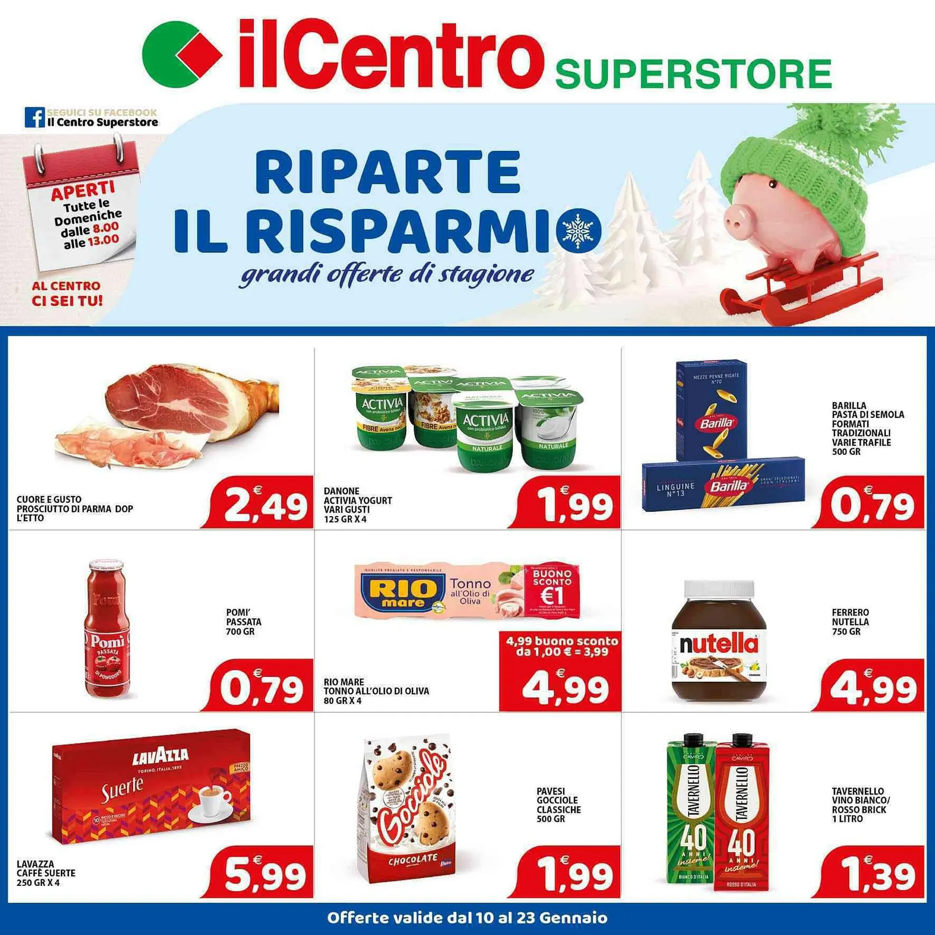 Volantino Il Centro Superstore da 10 gennaio a 23 gennaio di 2024 - Pagina del volantino 