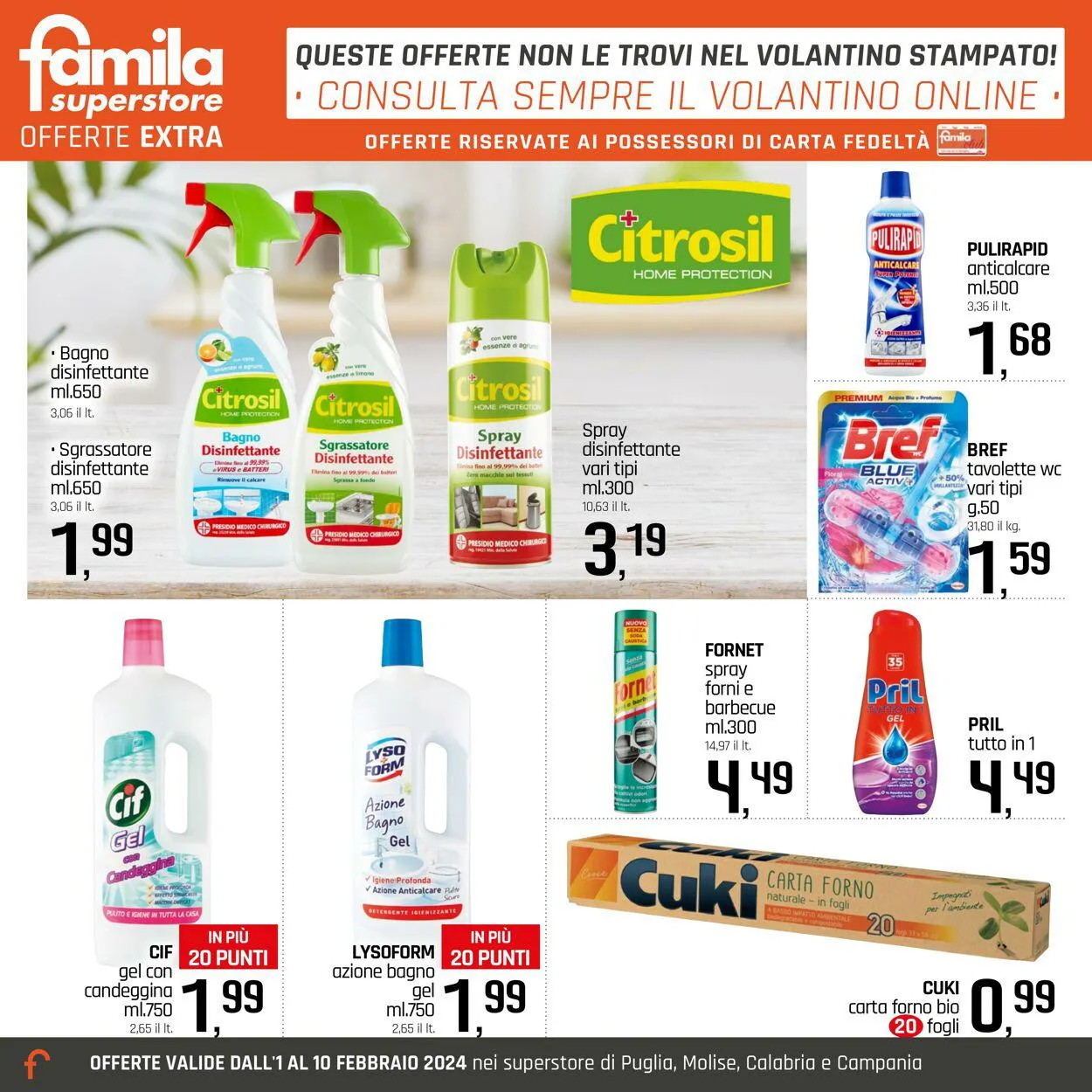 Famila Volantino attuale da 1 febbraio a 10 febbraio di 2024 - Pagina del volantino 26