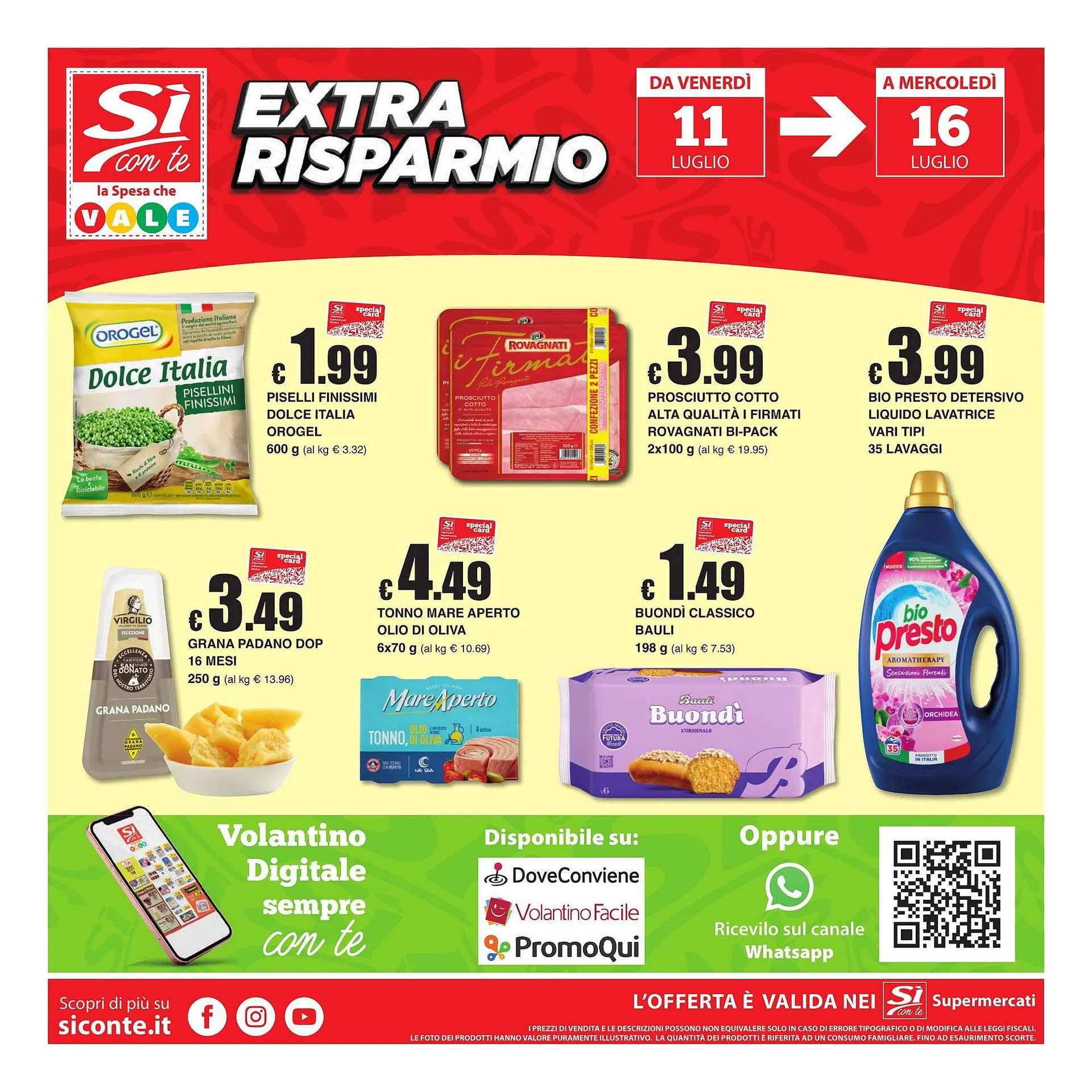 Volantino Sì con te da 3 luglio a 16 luglio di 2025 - Pagina del volantino 20