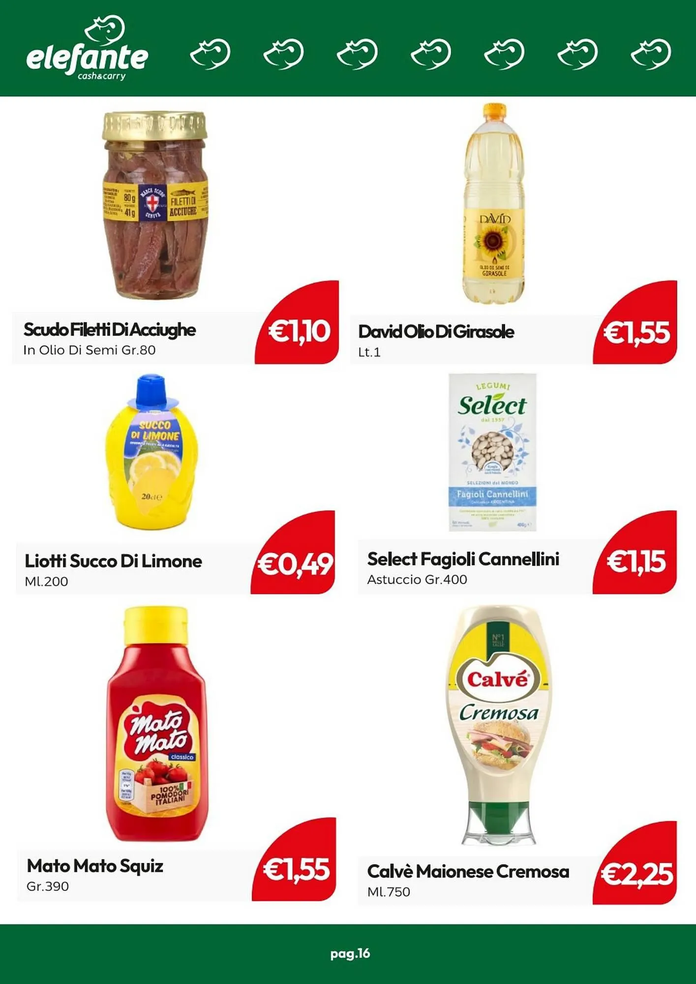 Volantino Elefante Cash & Carry da 14 maggio a 24 maggio di 2026 - Pagina del volantino 16