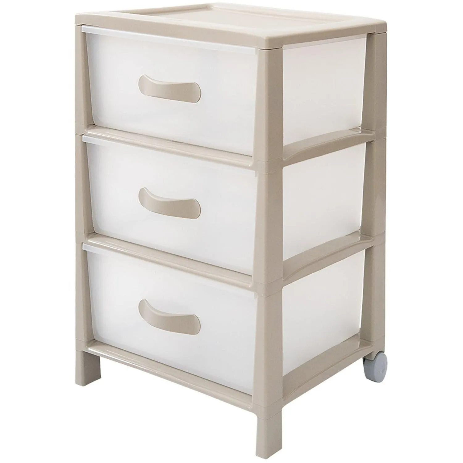 Cassettiera Futura 3 cassetti tortora