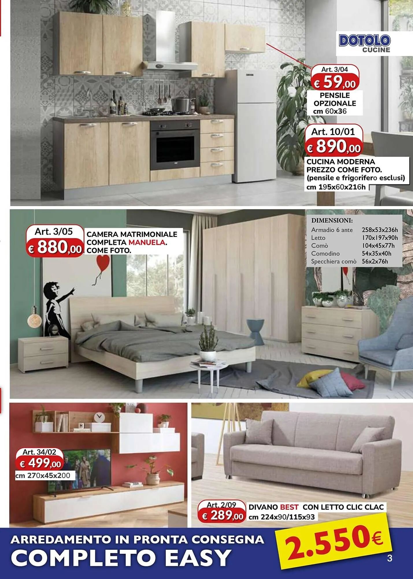 Volantino Dotolo Mobili da 12 luglio a 31 dicembre di 2024 - Pagina del volantino 3