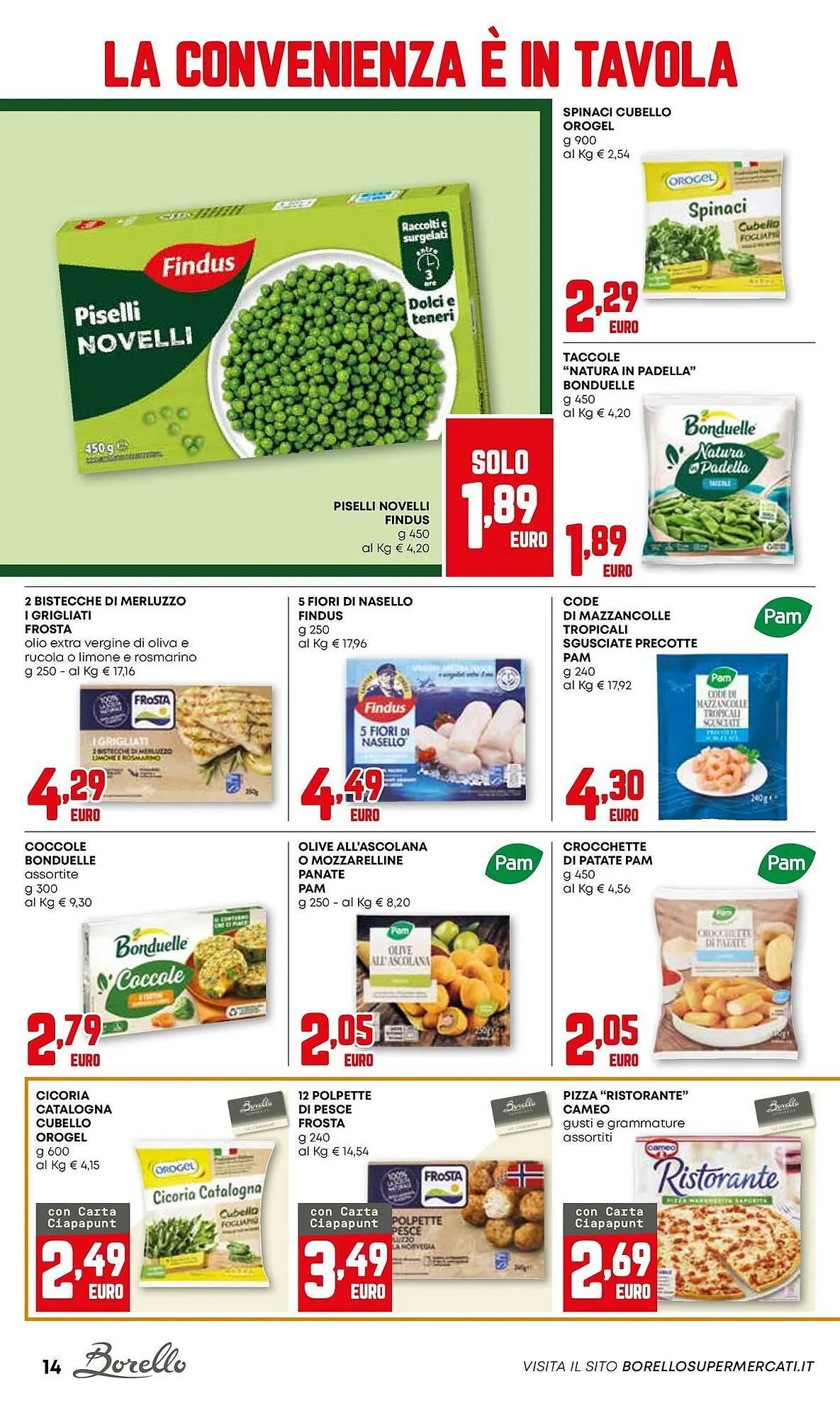 Volantino Borello Supermercati da 18 dicembre a 31 dicembre di 2025 - Pagina del volantino 14