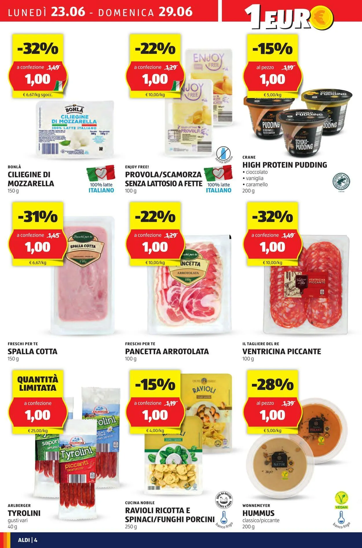 Aldi Volantino attuale da 23 giugno a 29 giugno di 2025 - Pagina del volantino 4