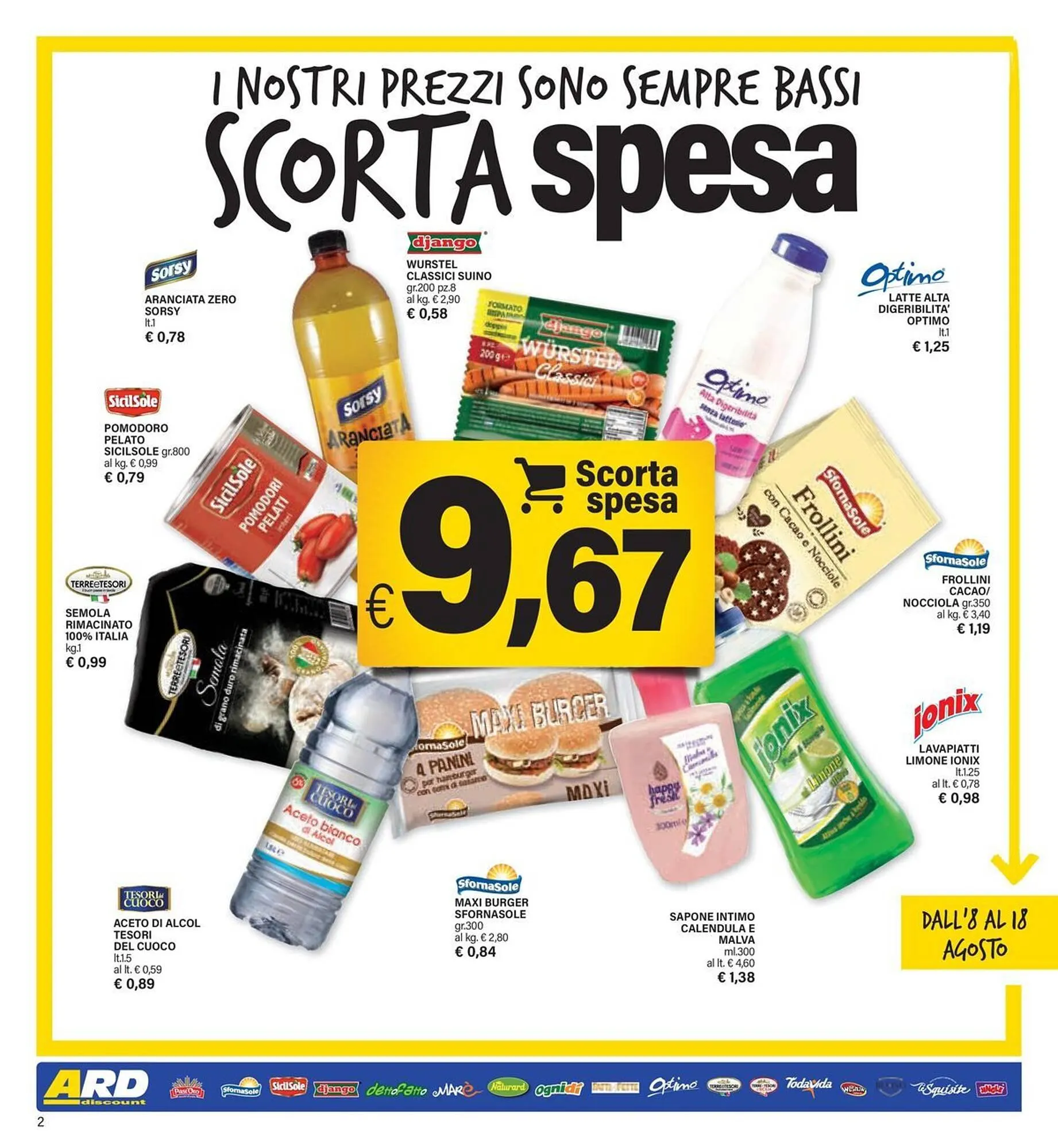 Volantino Ard Discount da 8 agosto a 18 agosto di 2024 - Pagina del volantino 2