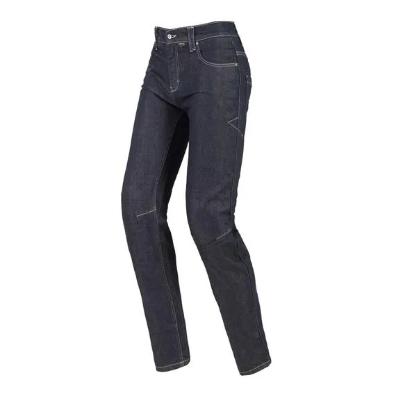 Pantalone Jeans moto da donna Atlanta Lady Blu scuro