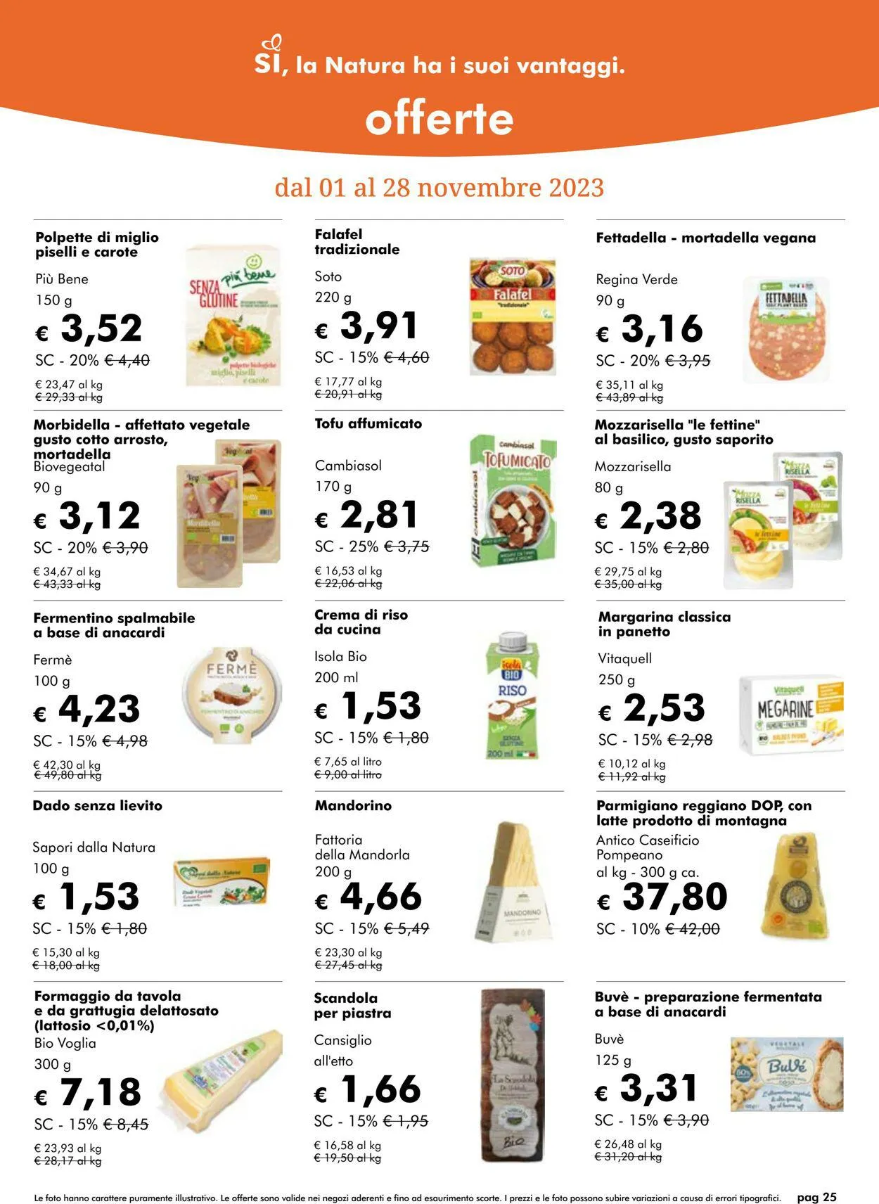 Natura Sì Volantino attuale da 25 ottobre a 8 novembre di 2023 - Pagina del volantino 25
