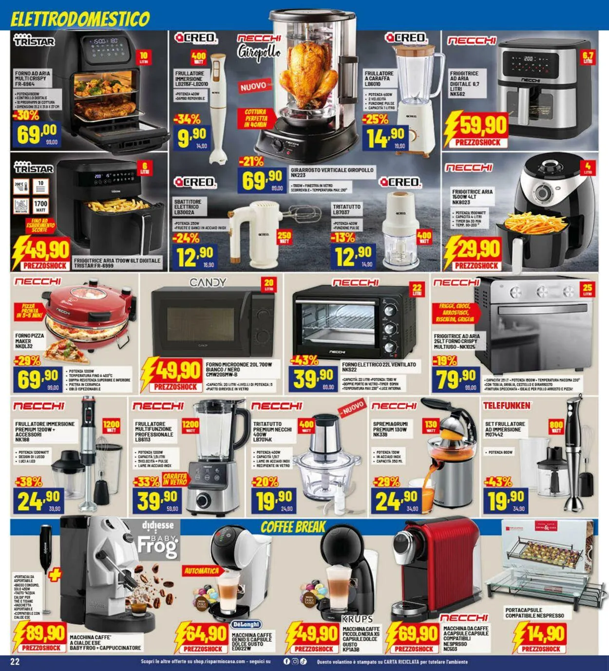 Risparmio Casa Volantino attuale da 24 luglio a 10 agosto di 2025 - Pagina del volantino 22