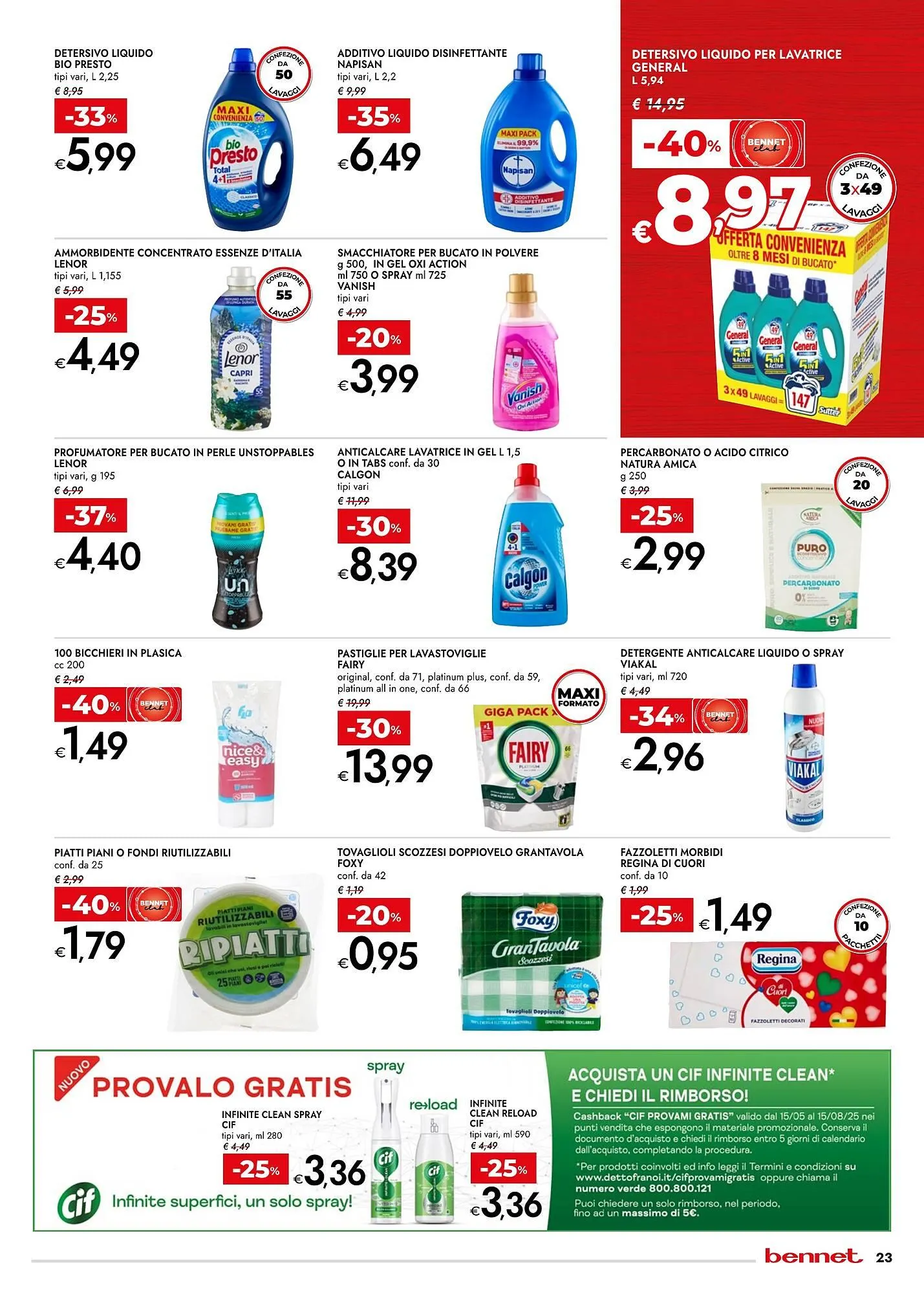 Volantino Bennet da 31 luglio a 13 agosto di 2025 - Pagina del volantino 23
