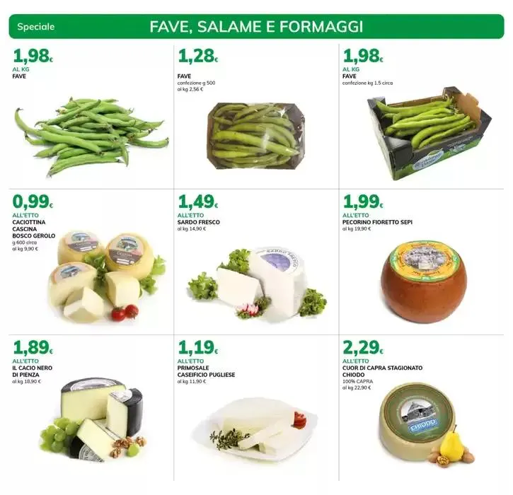 Speciale Fave, Salame e Formaggi da 15 aprile a 30 aprile di 2025 - Pagina del volantino 2
