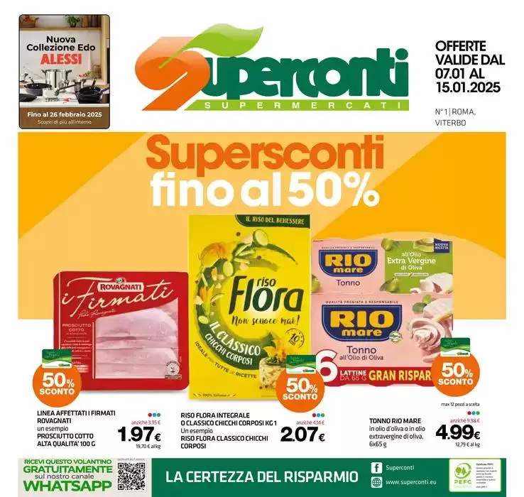 Supersconti fino al 50% - 1