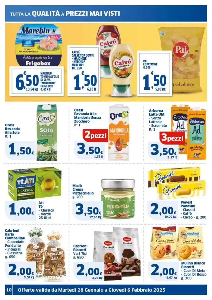 Prezzi tondi da 28 gennaio a 6 febbraio di 2025 - Pagina del volantino 10