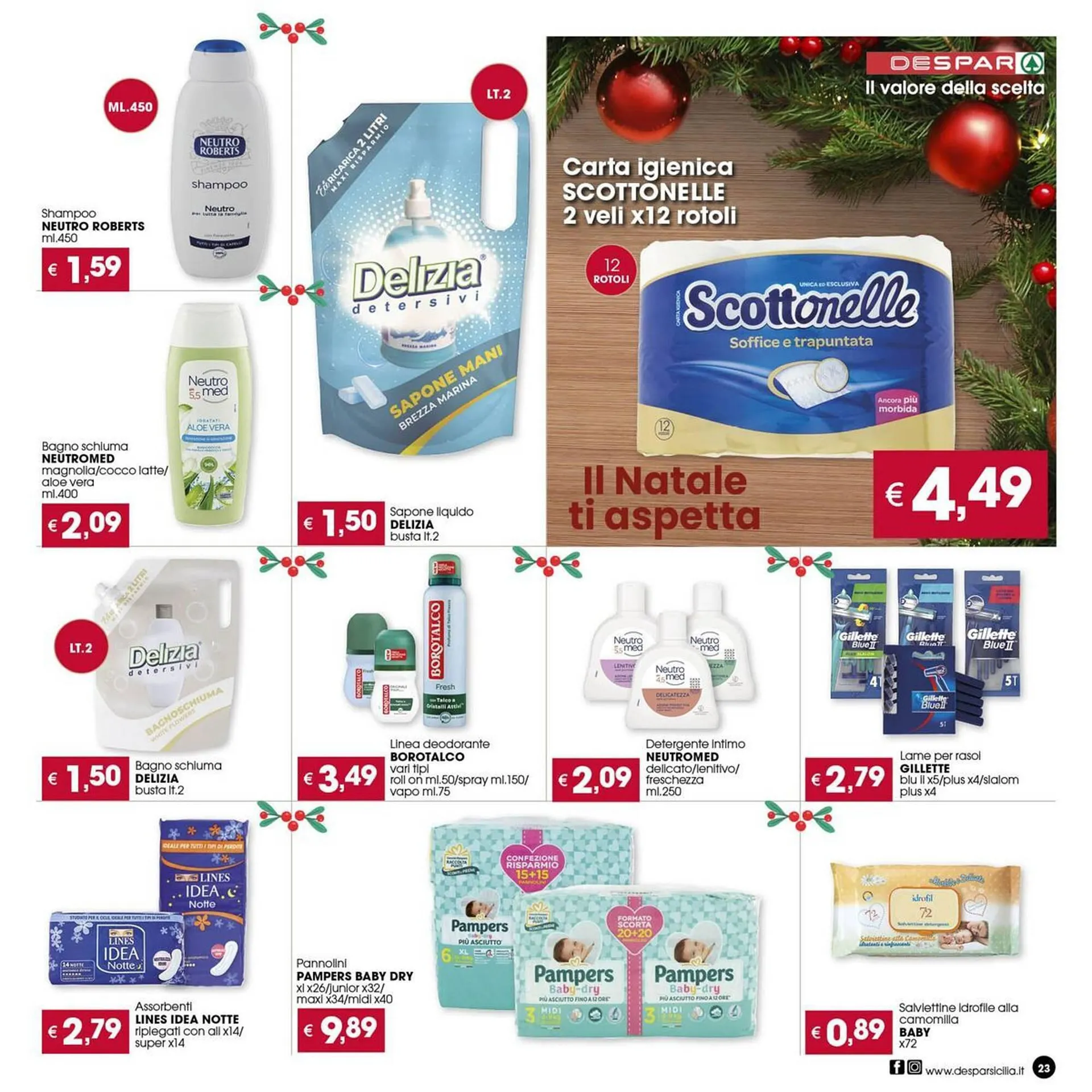Volantino Despar da 15 dicembre a 26 dicembre di 2023 - Pagina del volantino 23