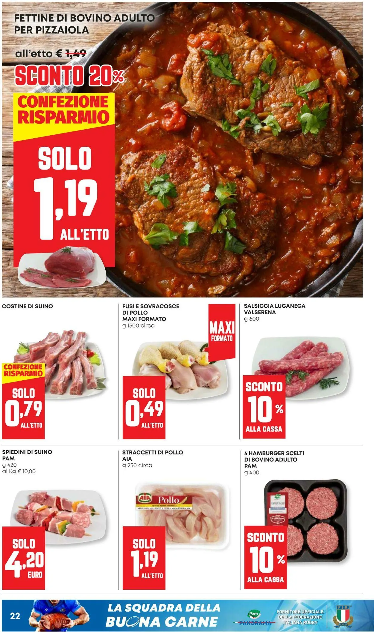 Pam Panorama Volantino attuale da 29 gennaio a 12 febbraio di 2026 - Pagina del volantino 22