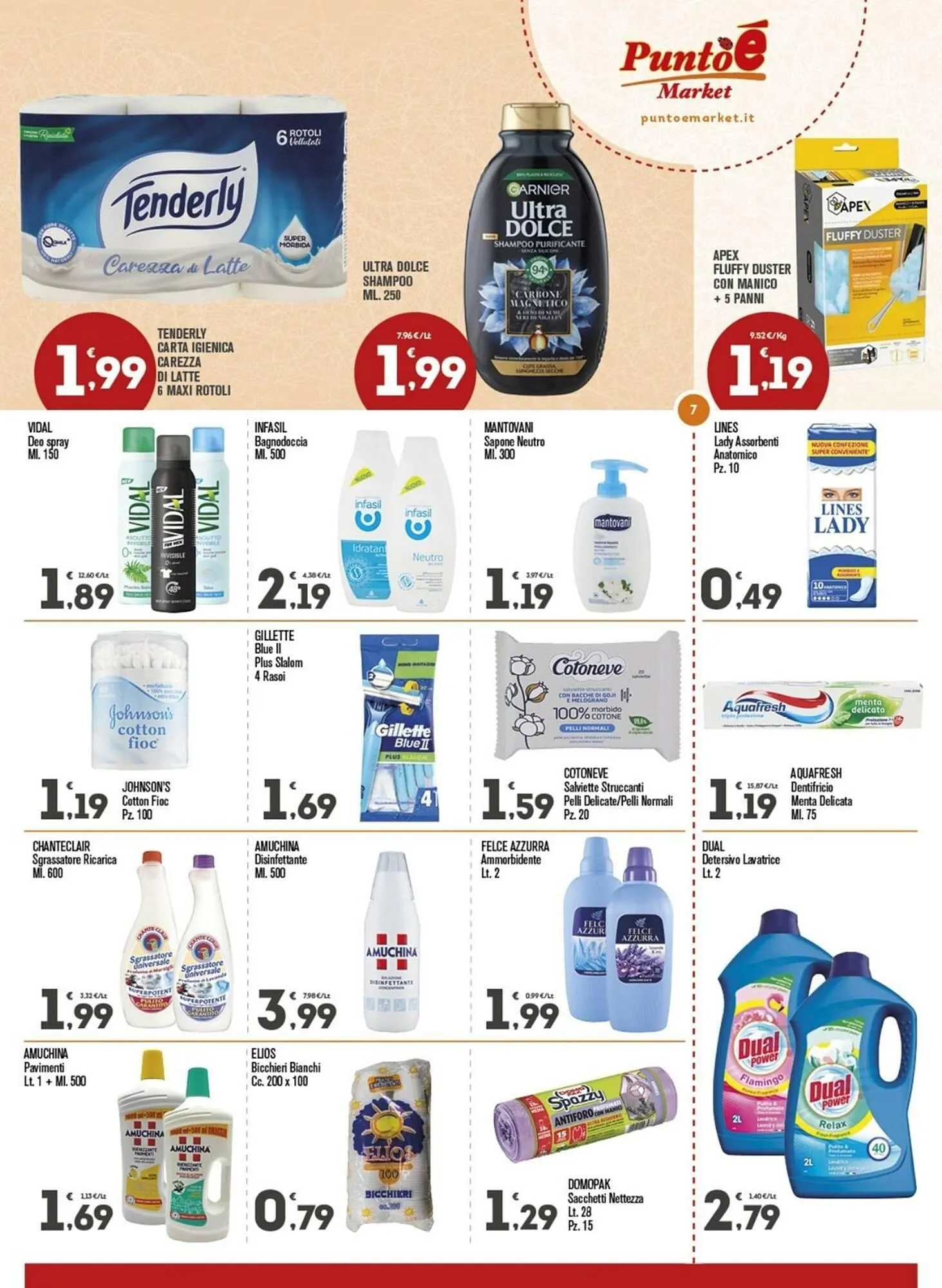 Volantino Punto é market da 9 giugno a 22 giugno di 2025 - Pagina del volantino 7