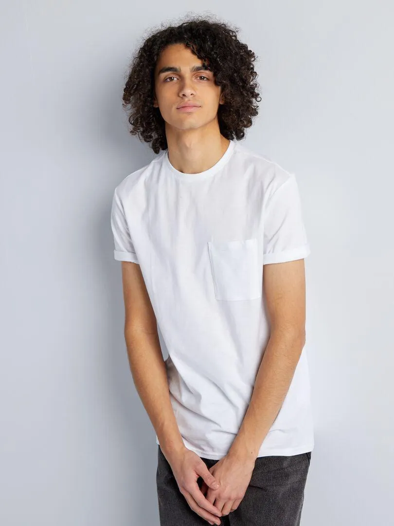 T-shirt basica - bianco