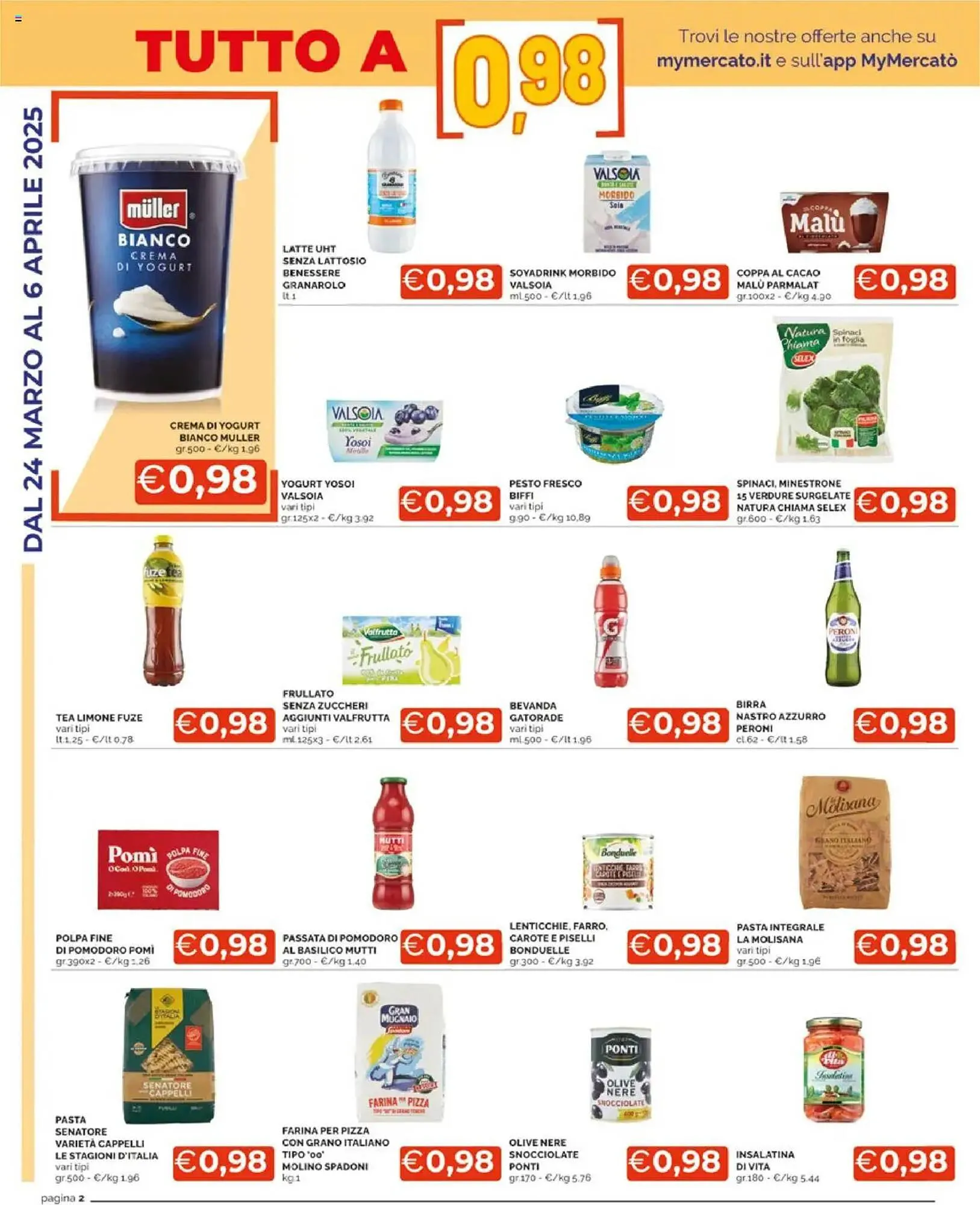 Volantino Mercatò da 24 marzo a 6 aprile di 2025 - Pagina del volantino 2