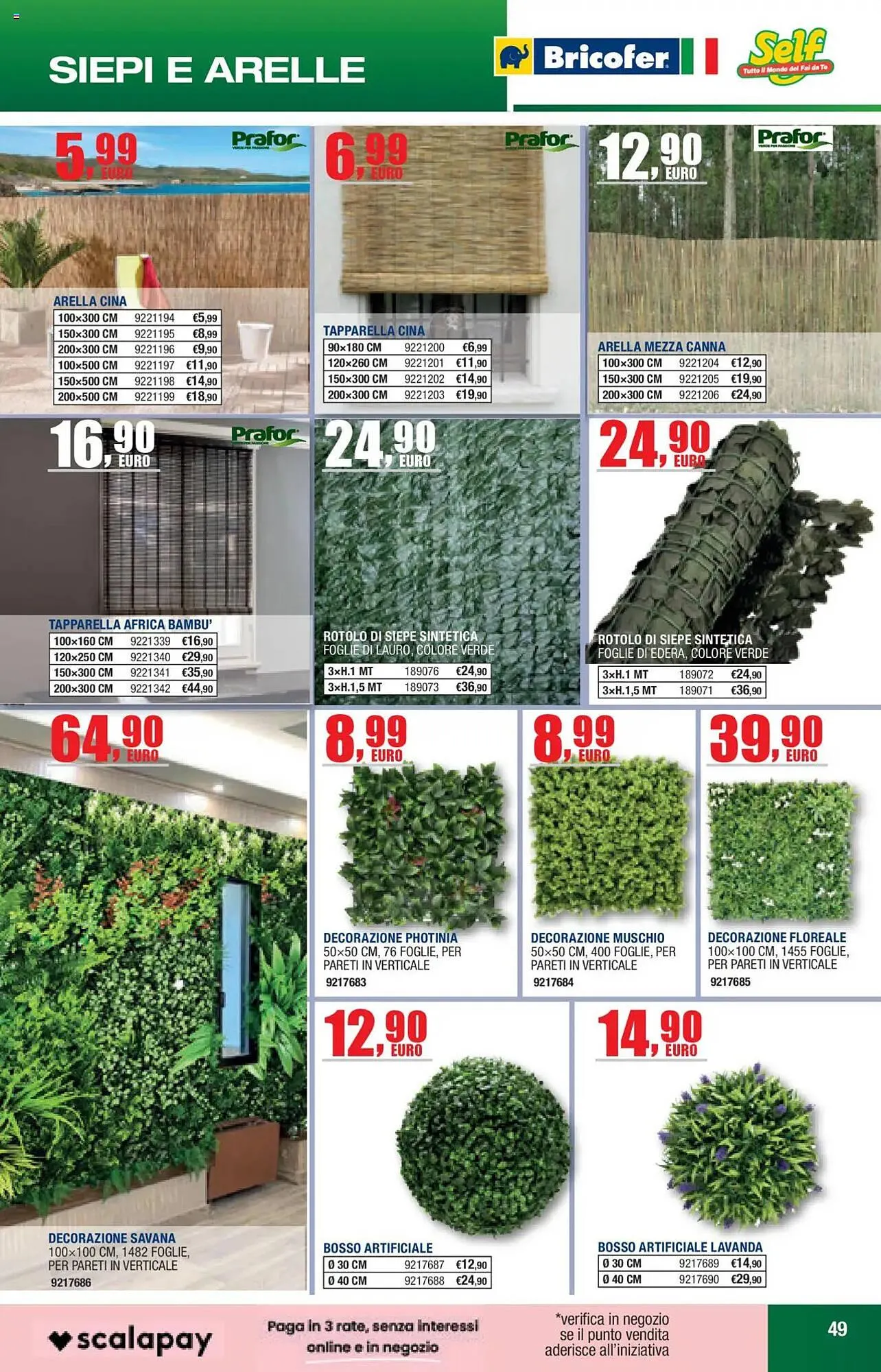 Volantino Bricofer da 27 maggio a 30 settembre di 2025 - Pagina del volantino 49
