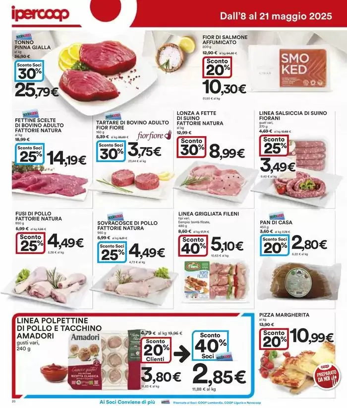 Grandi marche 30% 40% 50% da 8 maggio a 21 maggio di 2025 - Pagina del volantino 20