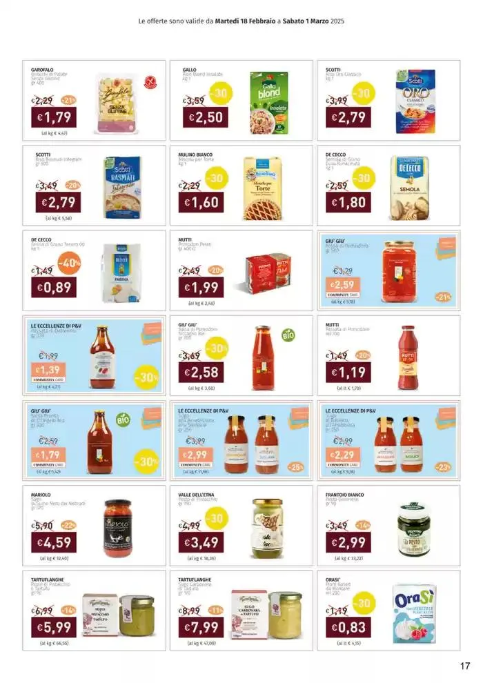 Lo sfizio dell'affettato il sano sapore del mare da 18 febbraio a 1 marzo di 2025 - Pagina del volantino 17